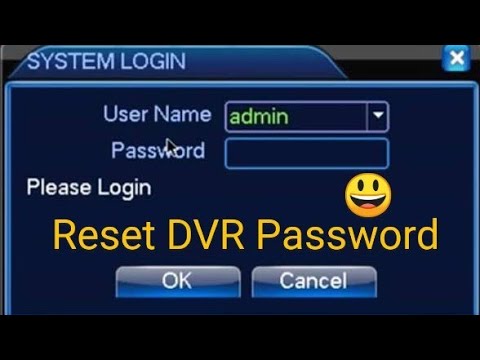 dvr password recovery